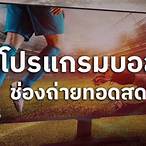โปรแกรมถ่ายทอดสดบอลยูโรวันนี้